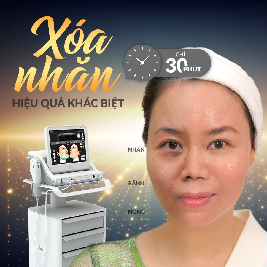 Nâng cơ trẻ hoá xoá nếp nhăn tại thẩm mỹ viện Amphi