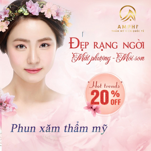 Phun xăm thẩm mỹ tại Amphi