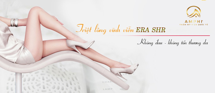 Triệt lông ERA tại Thẩm mỹ viện Amphi