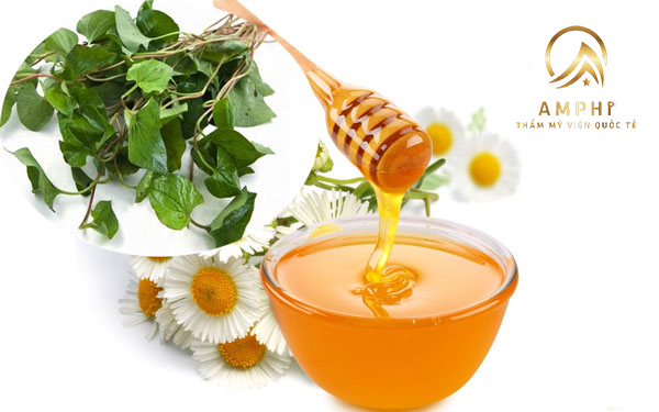 rau diếp cá trị mụn