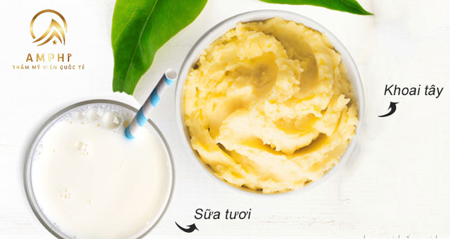 trị nám bằng khoai tây