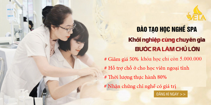 đào tạo nghề tại Vela Spa
