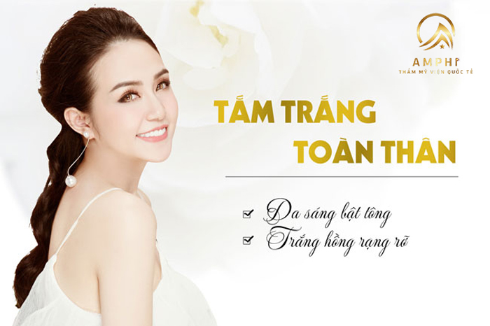 Tắm trắng tại thẩm mỹ viện AmPhi